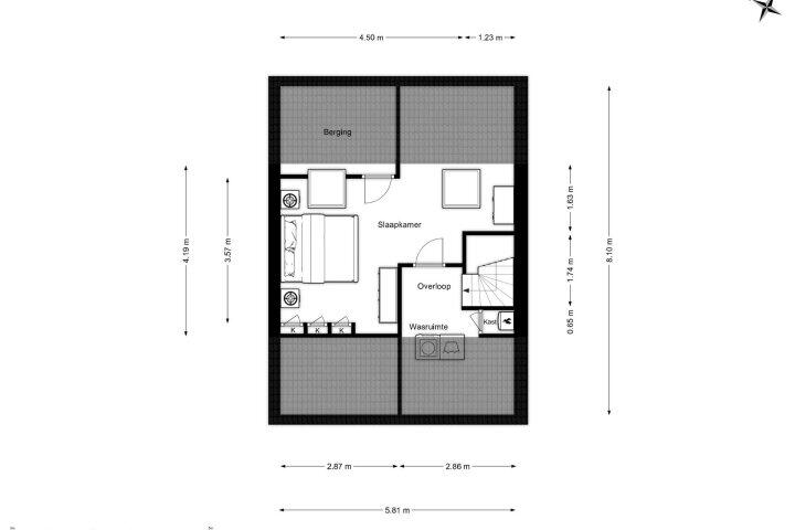 Plattegrond – Kuinder 58, Drachten