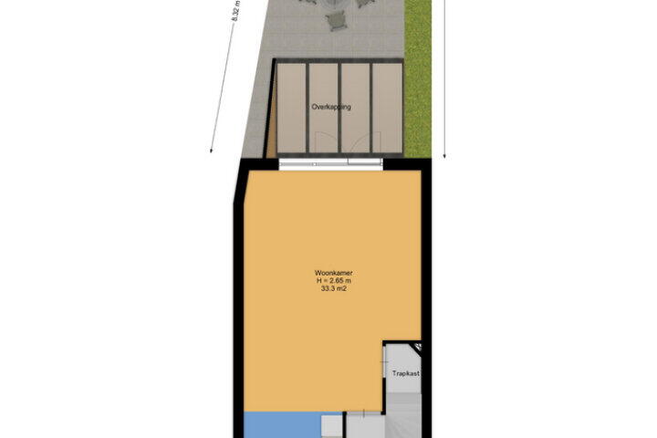Plattegrond – Kuipersdijk 208, Enschede