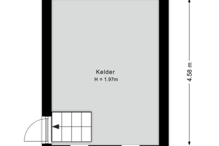 Plattegrond – Kuipersdijkje 4, Broekhuizen