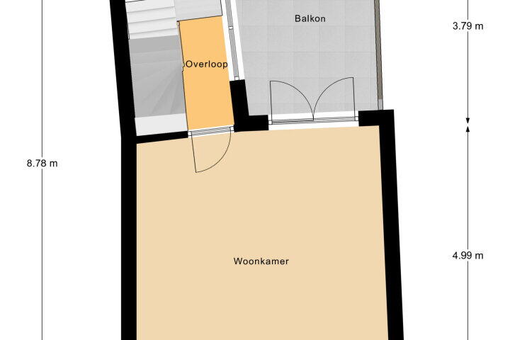 Plattegrond – Kuiperspoort 4, Middelburg