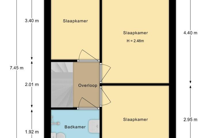 Plattegrond – Kunstenaarshoeve 118, Apeldoorn
