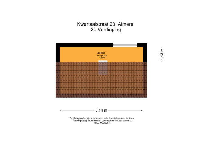 Plattegrond – Kwartaalstraat 23, Almere