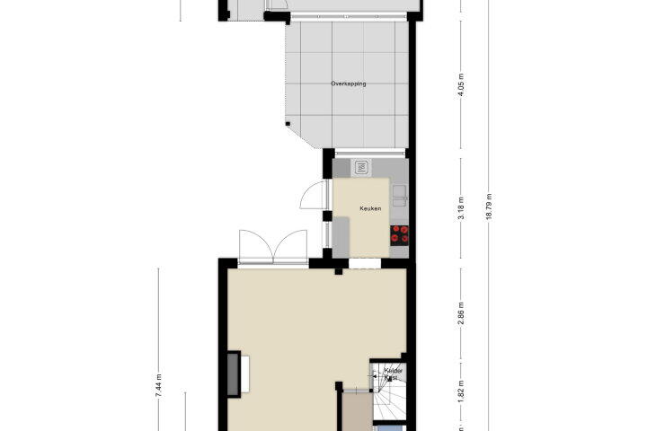 Plattegrond – Kwartelstraat 33, Wijchen