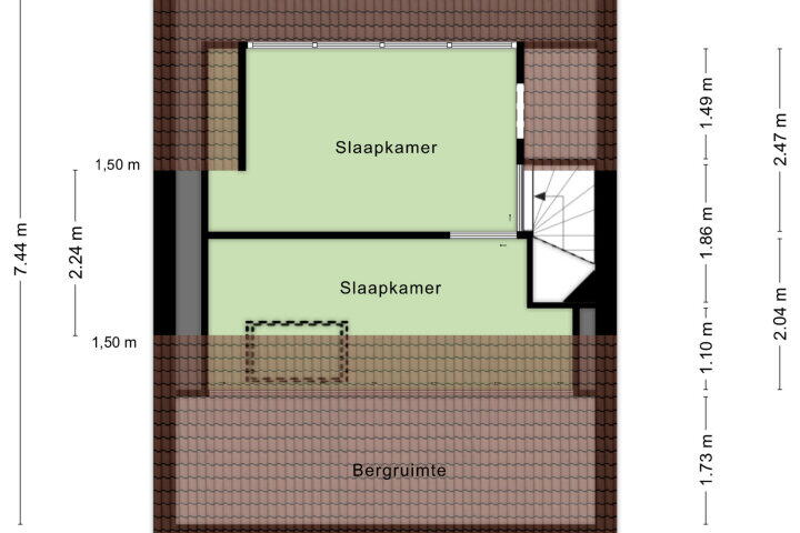 Plattegrond – Kwartelstraat 38, Wijchen