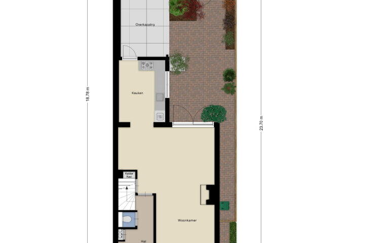 Plattegrond – Kwartelstraat 39, Wijchen