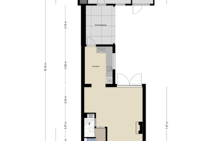 Plattegrond – Kwartelstraat 39, Wijchen