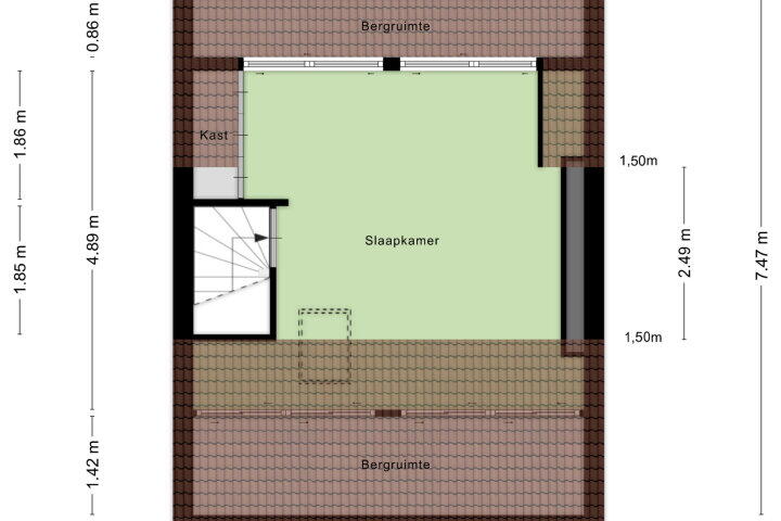 Plattegrond – Kwartelstraat 39, Wijchen