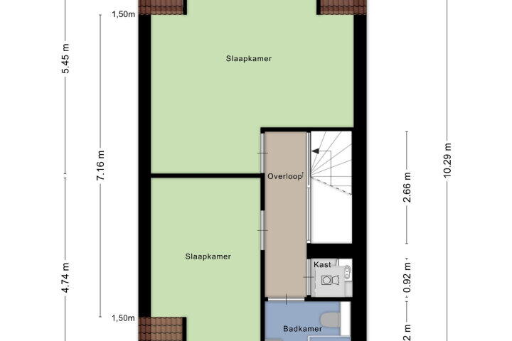 Plattegrond – Kweepeer 17, Boskoop