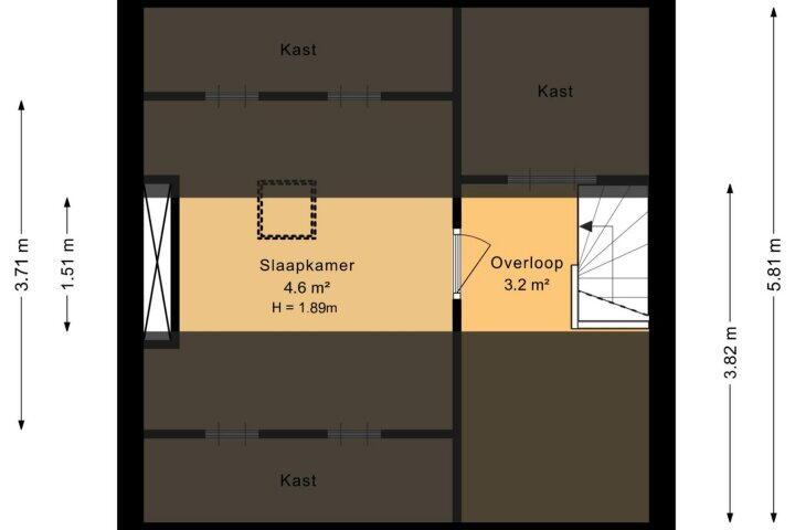 Plattegrond – Kymmellstraat 10, Roden