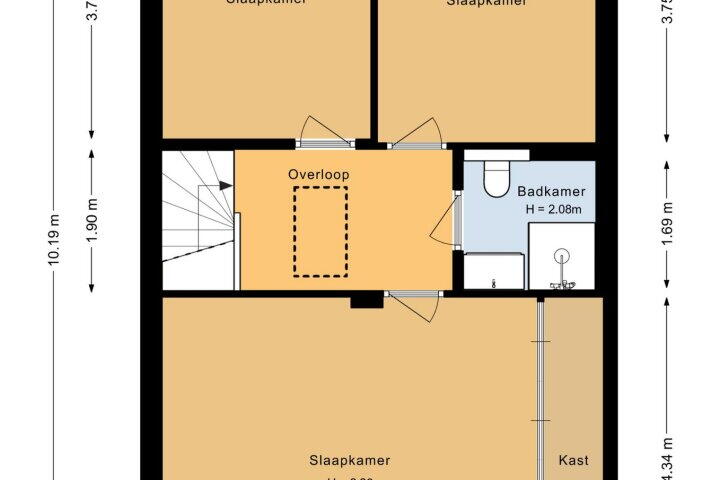 Plattegrond – Laagbos 3, Breda