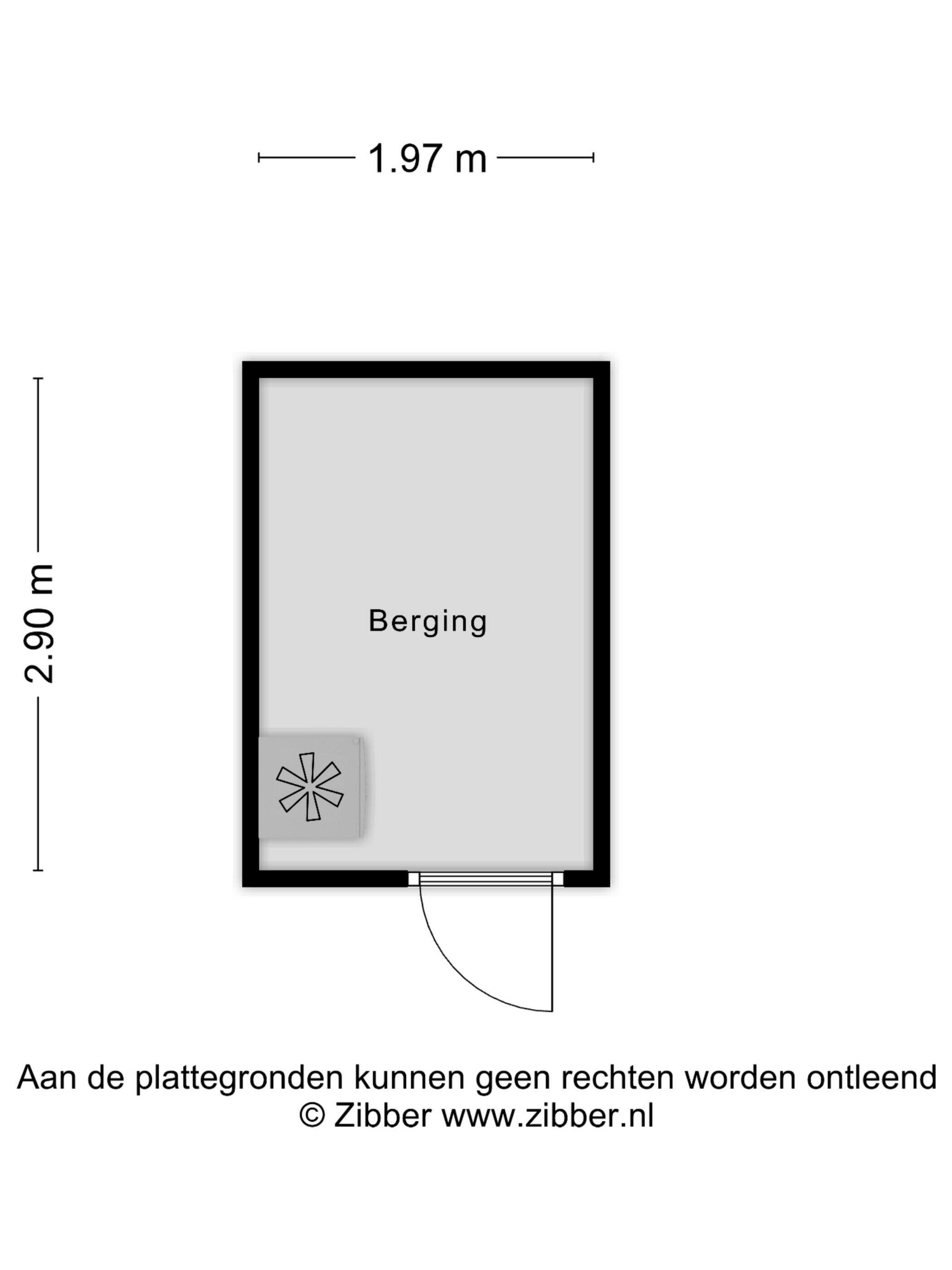 Plattegrond 5 - Laan van België 98, Roosendaal