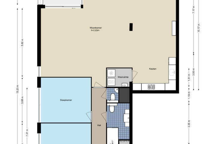 Plattegrond – Laan van de Helende Meesters 370, Amstelveen