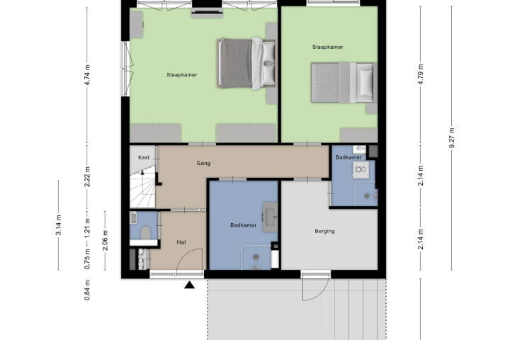Plattegrond – Laan van Floris de Vijfde 145, Nootdorp