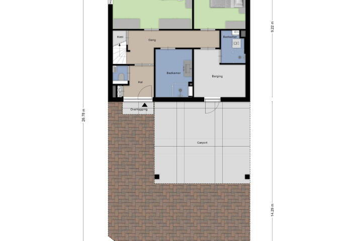Plattegrond – Laan van Floris de Vijfde 145, Nootdorp