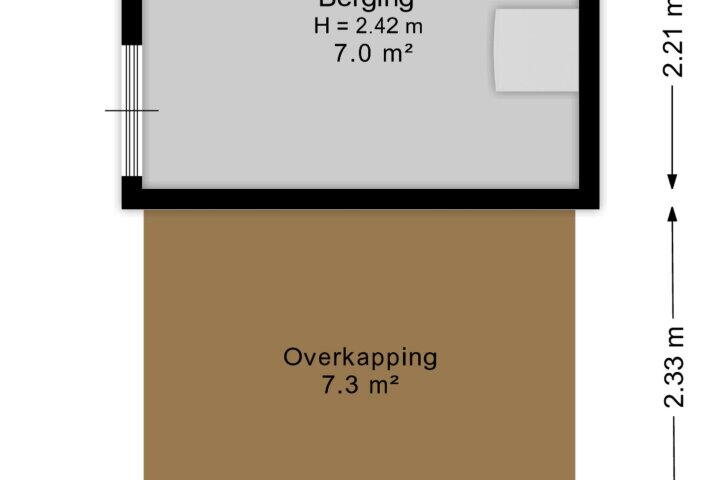 Plattegrond – Laan van Hout 27, Waddinxveen