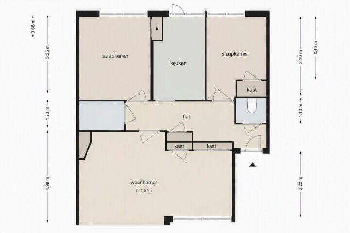 Plattegrond – Laaressingel 17, Enschede
