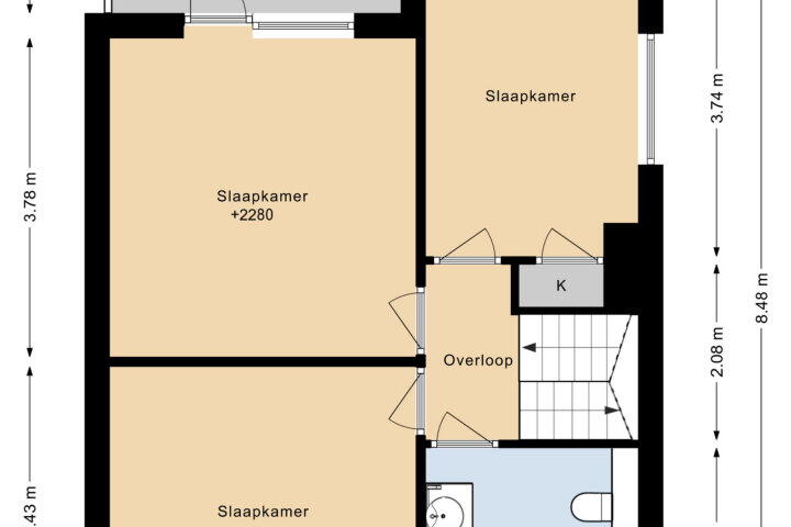 Plattegrond – Lambermonstraat 24, Landgraaf