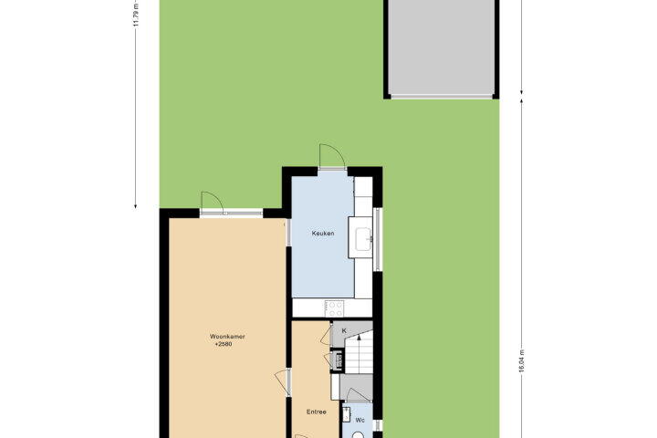 Plattegrond – Lambermonstraat 24, Landgraaf