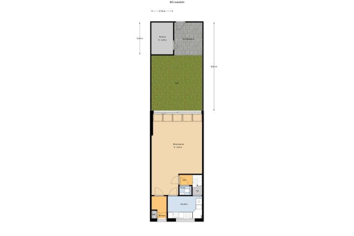 Plattegrond – Lambert Rimastraat 58, Amsterdam