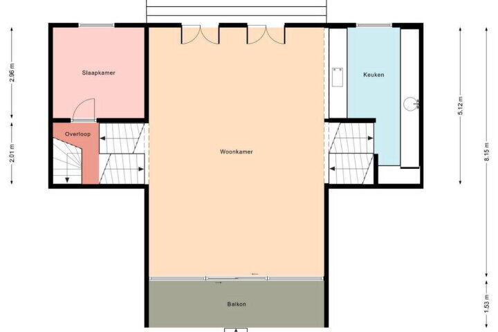 Plattegrond – Landgraaf 23, Heerenveen