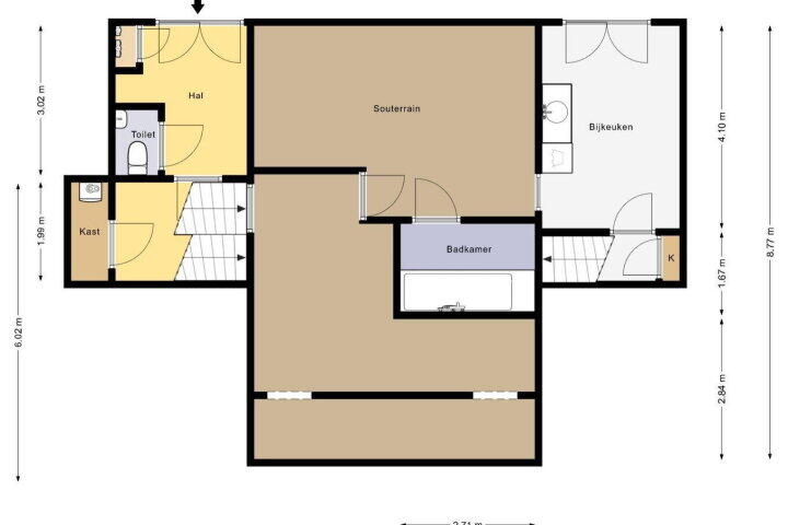 Plattegrond – Landgraaf 23, Heerenveen