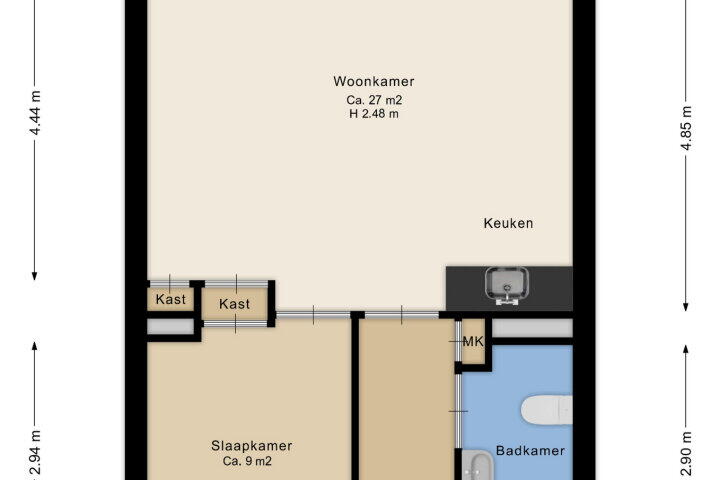 Plattegrond – Landschaplaan 123, Emmen