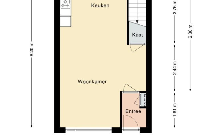 Plattegrond – Landvoogdstraat 31, Heerlen