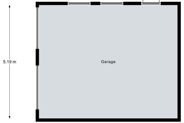 Plattegrond – Landweg 3, Bergen (NH)