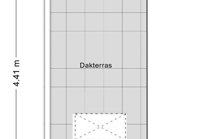 Plattegrond – Lange Bogaardstraat 12 A, Haarlem