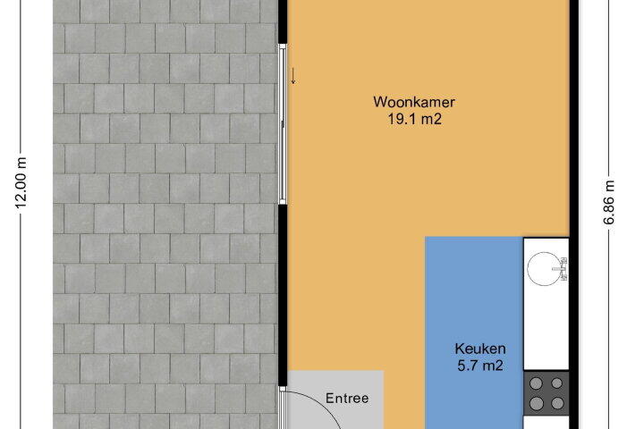 Plattegrond – Langeloërduinen 4 102, Norg