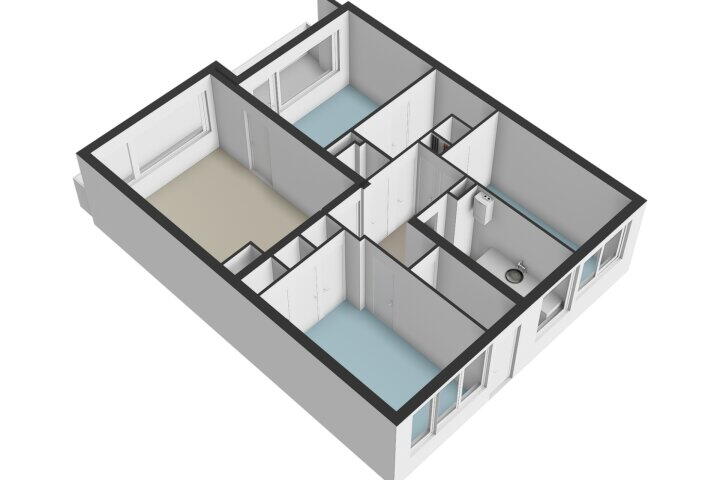 Plattegrond – Langswater 586, Amsterdam