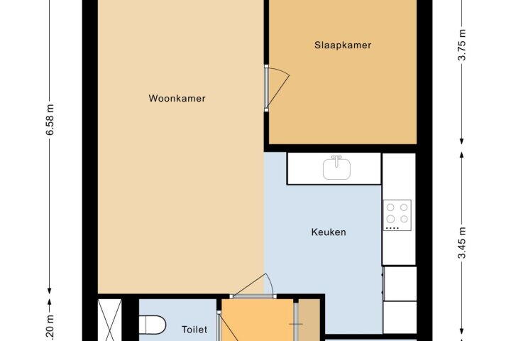 Plattegrond – Lapis Lazuli 151, Heerhugowaard