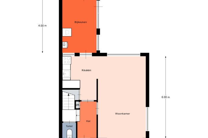Plan – Larixlaan 16, Roden