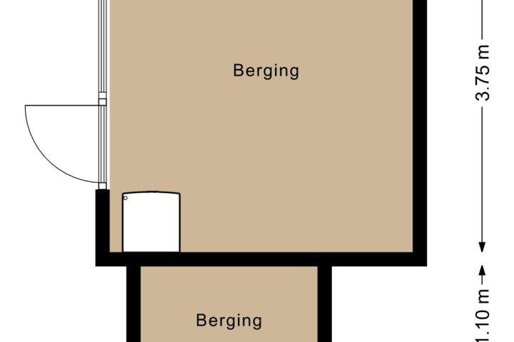 Plattegrond – Larixplantsoen 76, Heerhugowaard