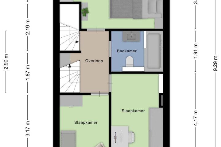 Plattegrond – Lavadijk 303, Roosendaal
