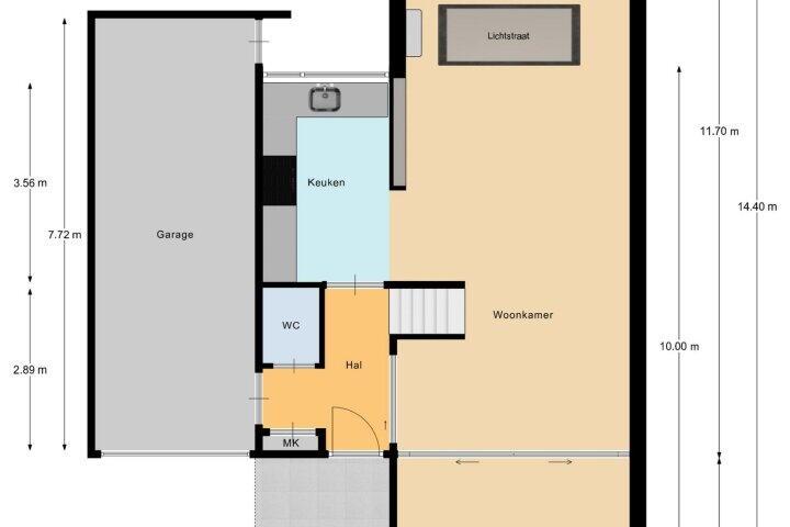 Plattegrond – Lavasbeemd 3, Maastricht
