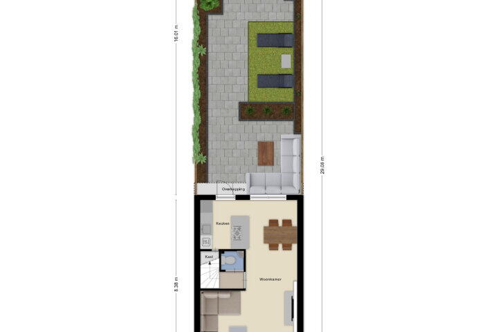 Plattegrond – Lavendelberg 11, Roosendaal