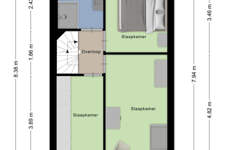 Plattegrond – Lavendelberg 11, Roosendaal