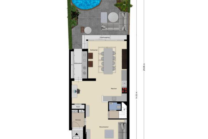 Plattegrond – Lavendelberg 15, Roosendaal