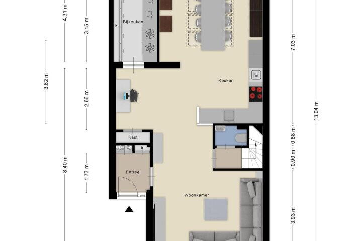 Plattegrond – Lavendelberg 15, Roosendaal