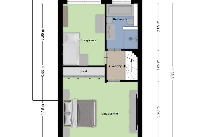 Plattegrond – Lavendelberg 15, Roosendaal