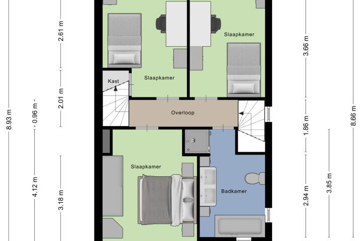 Plattegrond – Lavendelberg 22, Roosendaal
