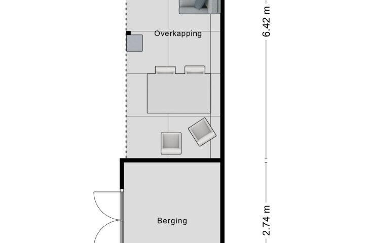 Plattegrond – Lavendelberg 22, Roosendaal