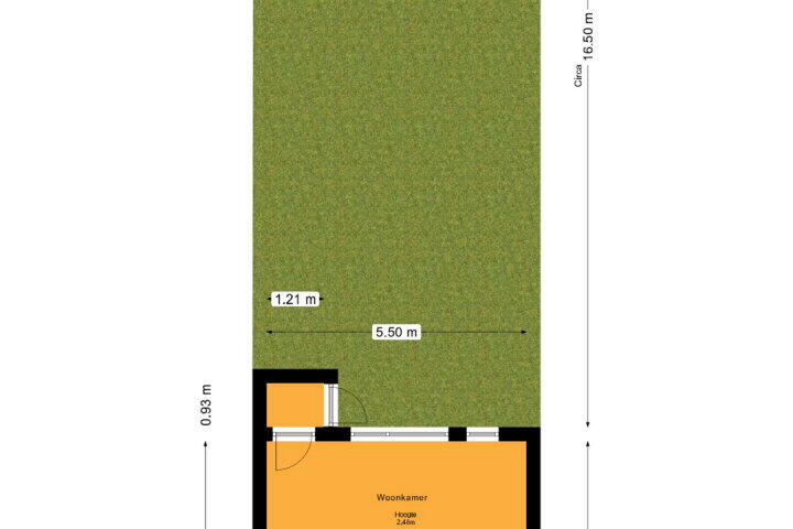 Plattegrond – L.C. van der Vlugtstraat 116, Almere