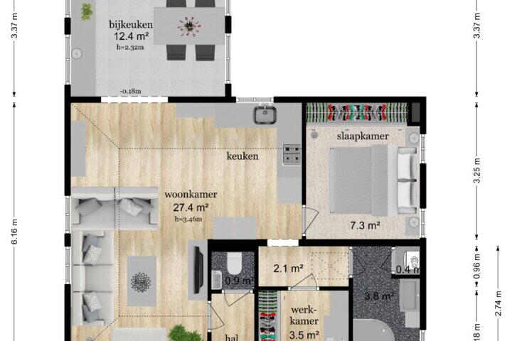 Plattegrond – Leersumsestraatweg 23 r 118, Doorn