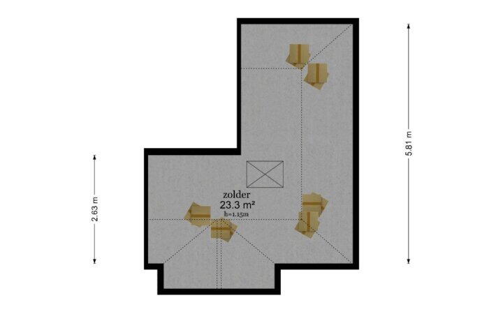 Plattegrond – Leersumsestraatweg 23 r 118, Doorn