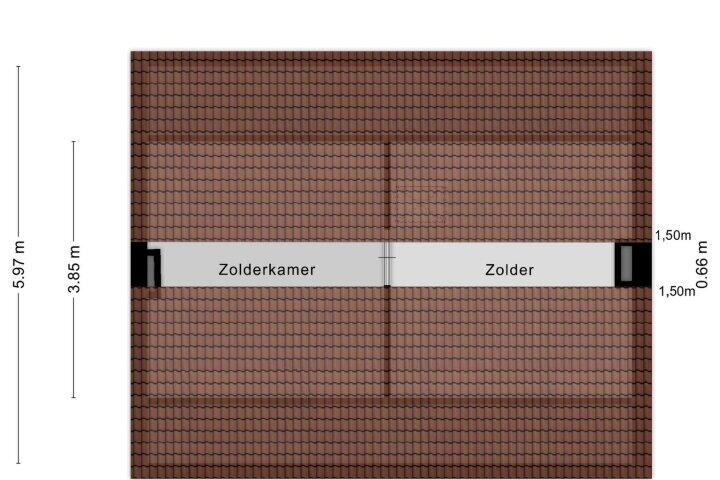 Plattegrond – Leeuwebekstraat 11, Wijchen