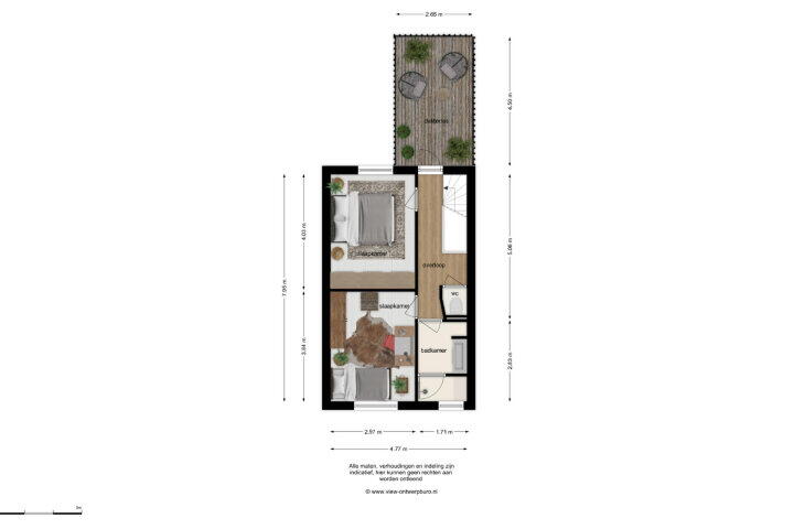 Plattegrond – Leeuwerikstraat 36, Breda