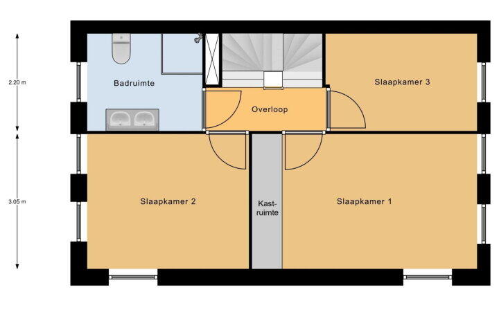 Plattegrond – Legipontlaan 7, Wognum