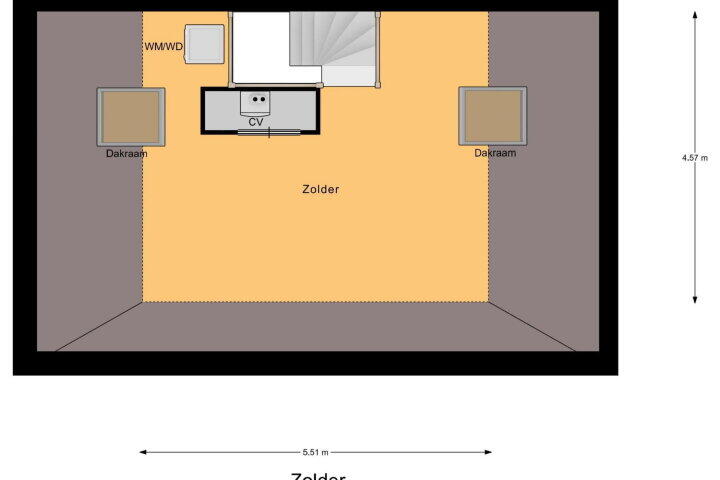 Plattegrond – Legipontlaan 7, Wognum